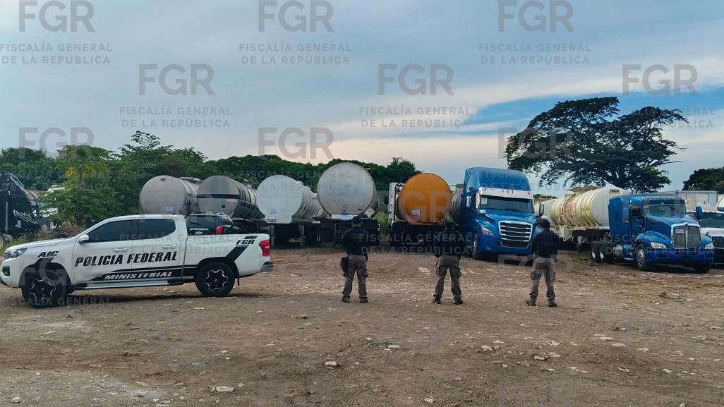 FGR Asegura 49 Vehículos tras Cateo en Veracruz; Autoridades Investigan